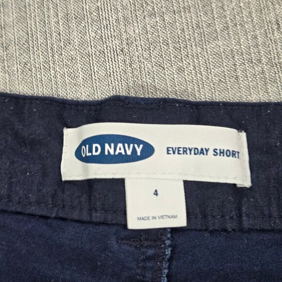 Old Navy Women Sz 4 Navy Blue Everyday Short Casual Classic Preppy Uniform EUC - Picture 6 of 7